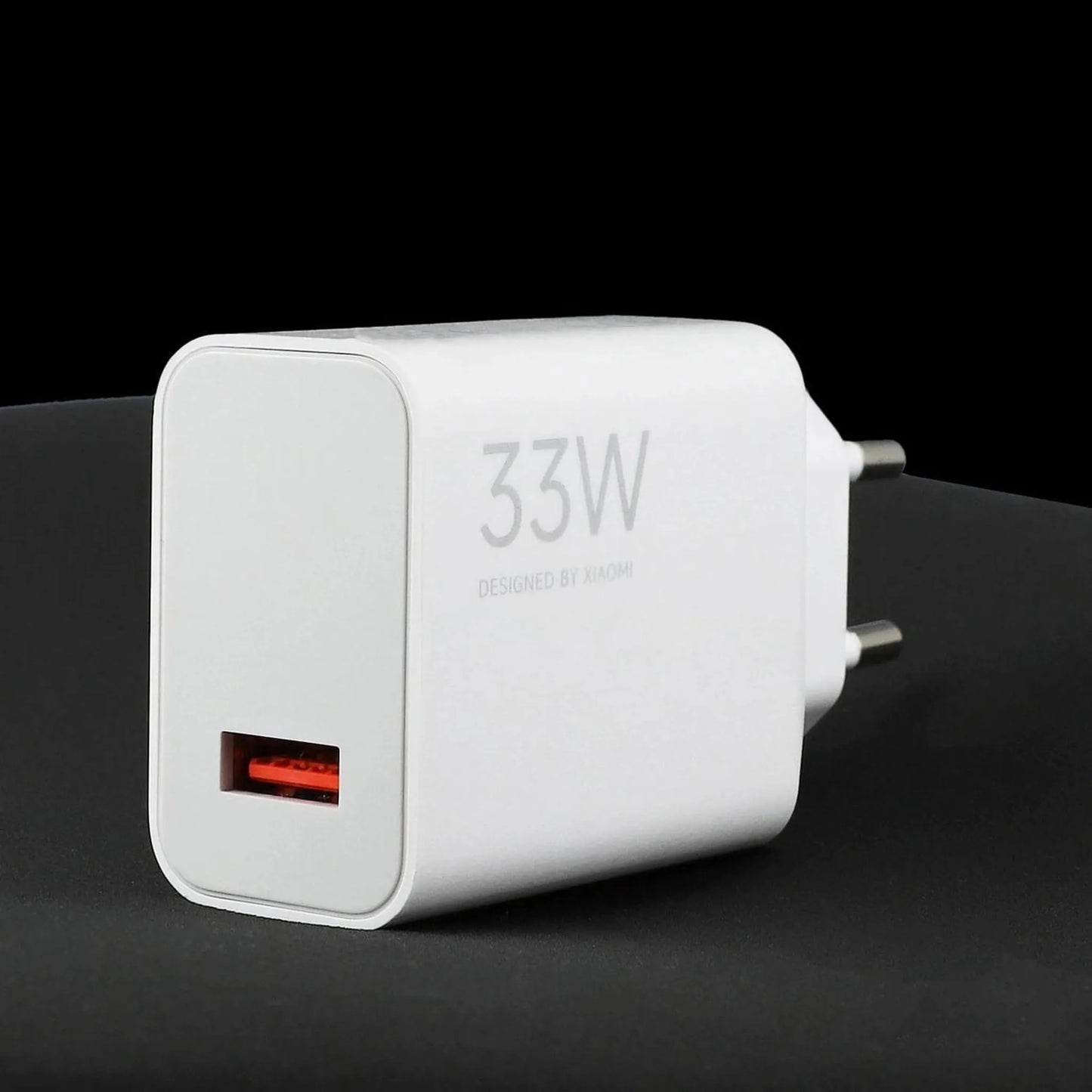 XIAOMI 33W Schnellladegerät MDY-16-EF USB-A Netzteil mit USB-C Kabel – Fast Charger für Smartphones – Weiß