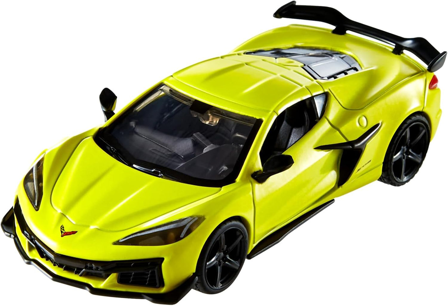 Hot Wheels Premium '23 Corvette Z06 – 1:43 Maßstab, Gelb, Real Riders, Sammleredition