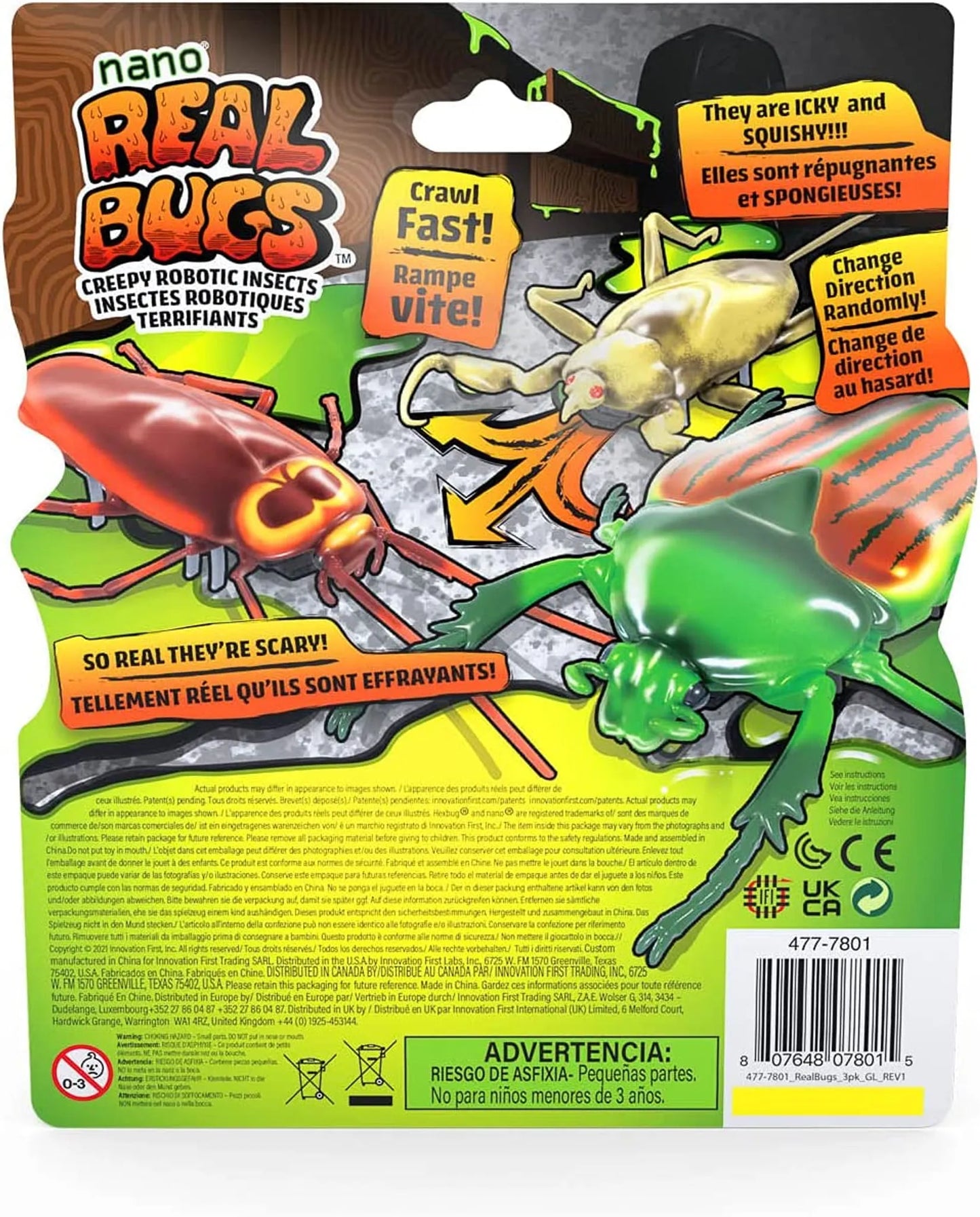 Hexbug Nano Real Bugs 3-Pack | 477-7801 501094
