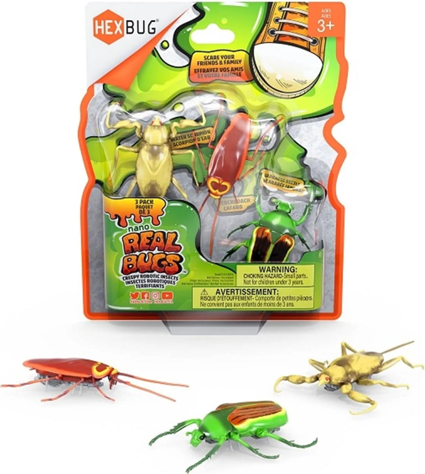 Vorderansicht Hexbug Nano 3-er Pack