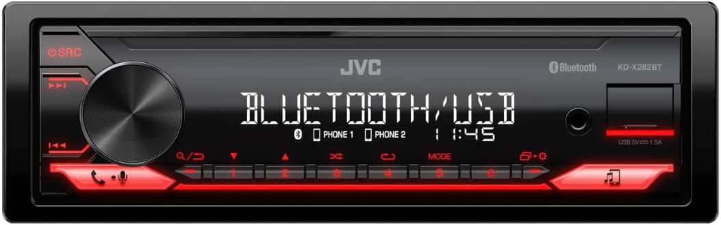 JVC KD-X282BT Autoradio mit Bluetooth, USB & AUX