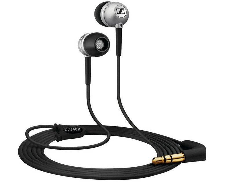 Sennheiser CX 300-II In-Ear Kopfhörer – Silber | Starker Bass, klare Höhen, kabelgebunden