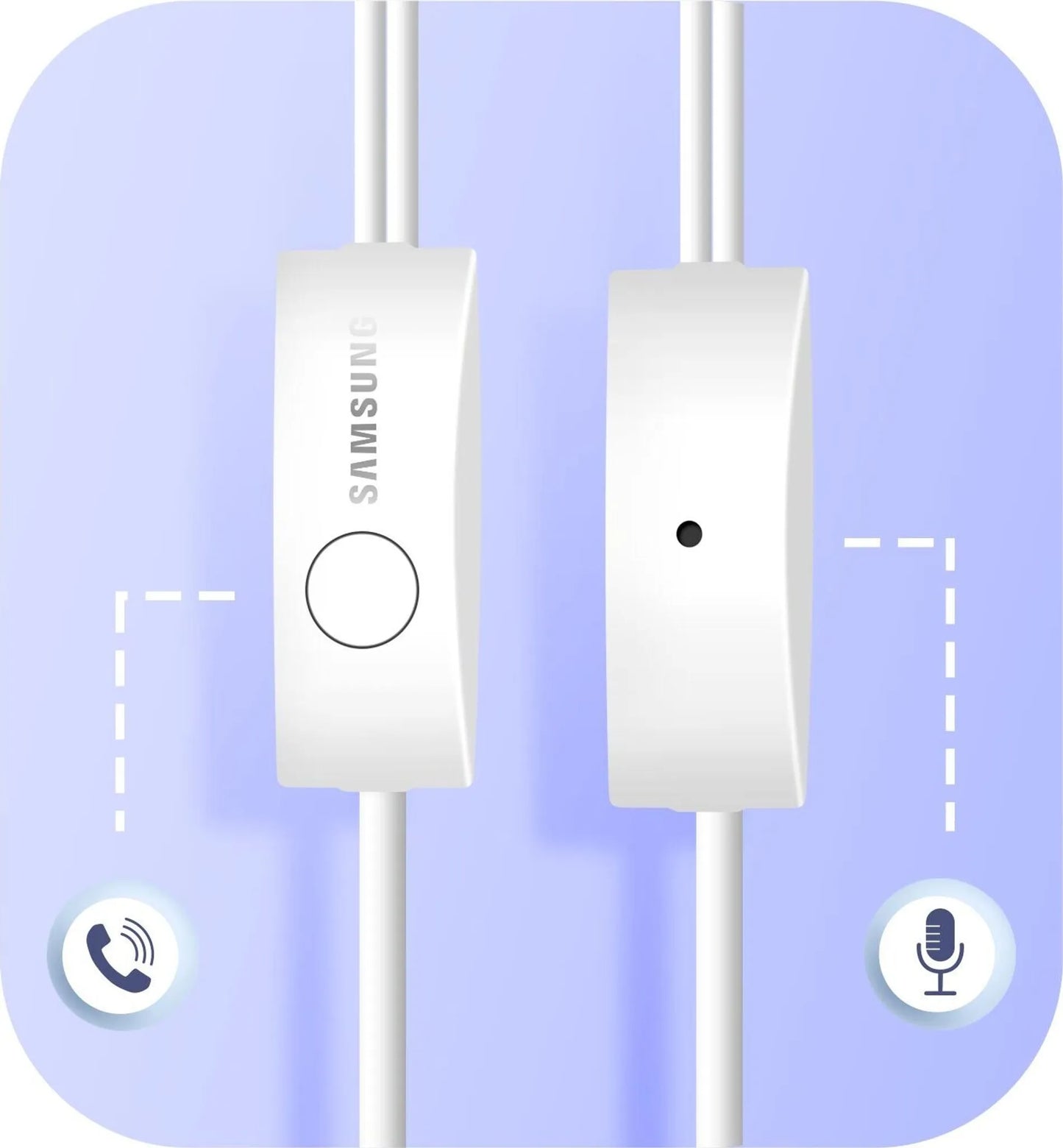 Samsung Headset EHS61 ASFWE Stereo White Weiß 3,5 mm Klinke Kopfhörer