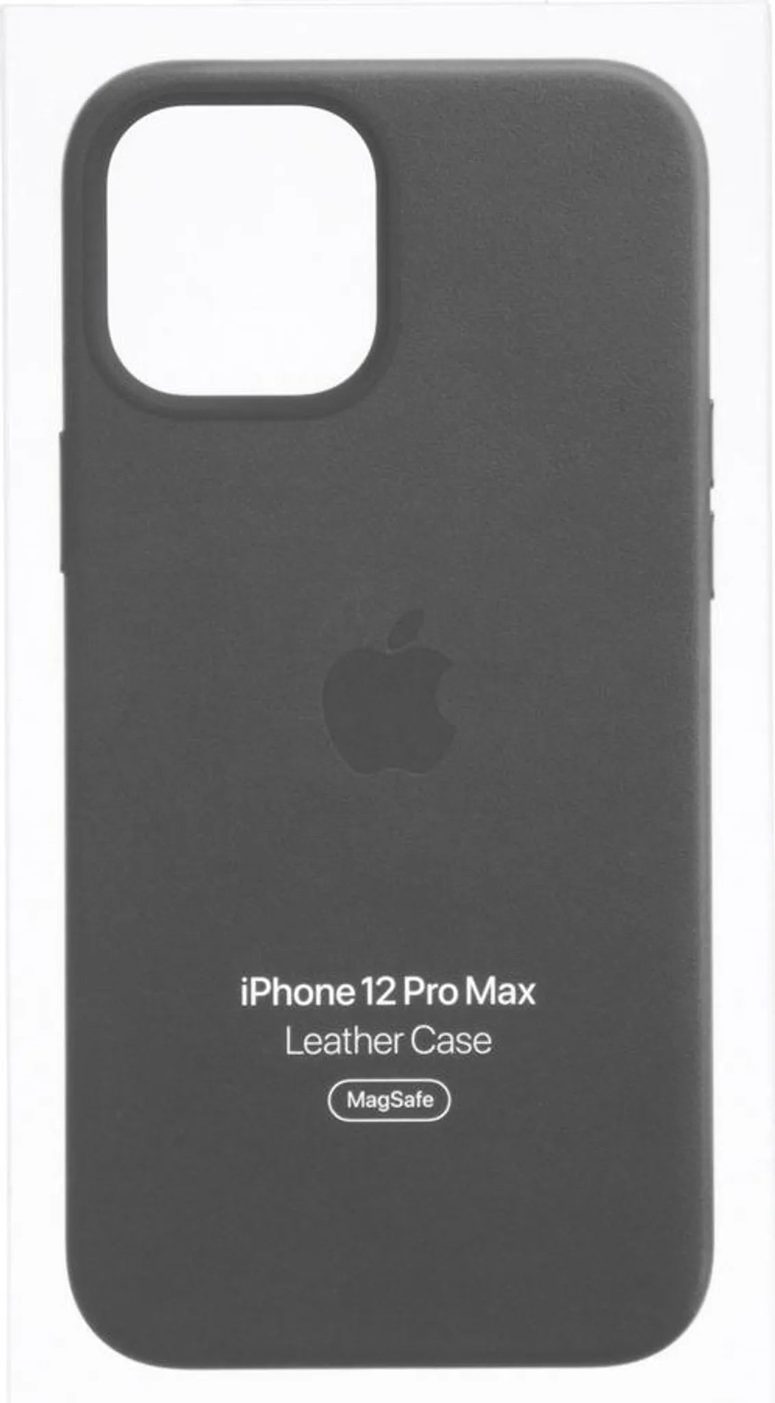 Apple iPhone 12 Pro Max Leather Case with MagSafe - Black
