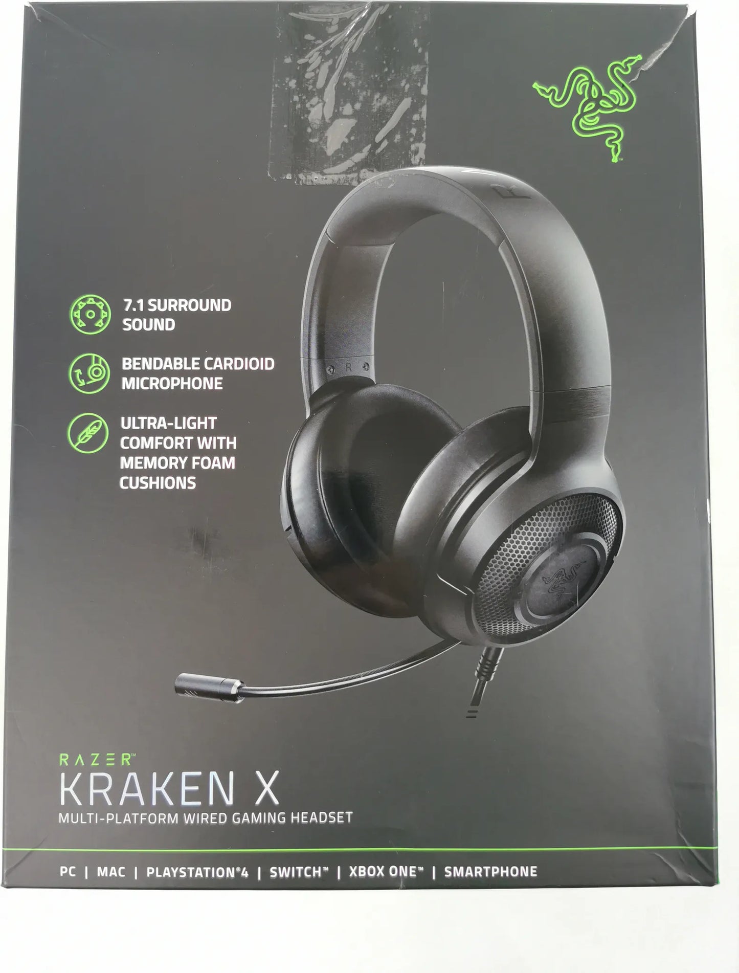 Razer Kraken X - Gaming Headset - Schwarz