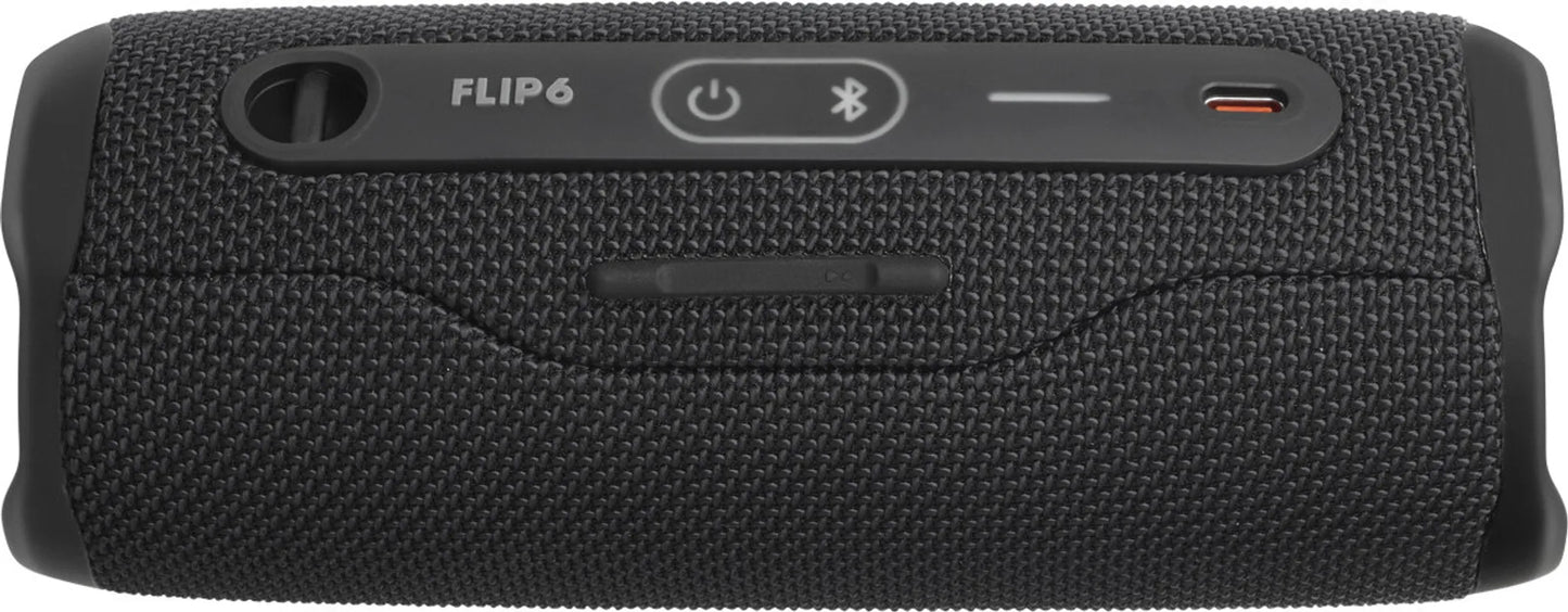 JBL Flip6 Bluetooth Lautsprecher - Schwarz - Klangvoller Bass