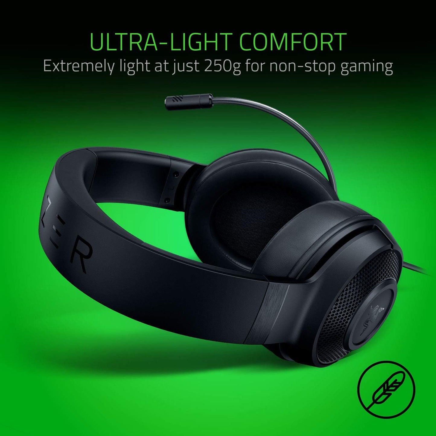 Razer Kraken X - Gaming Headset - Schwarz