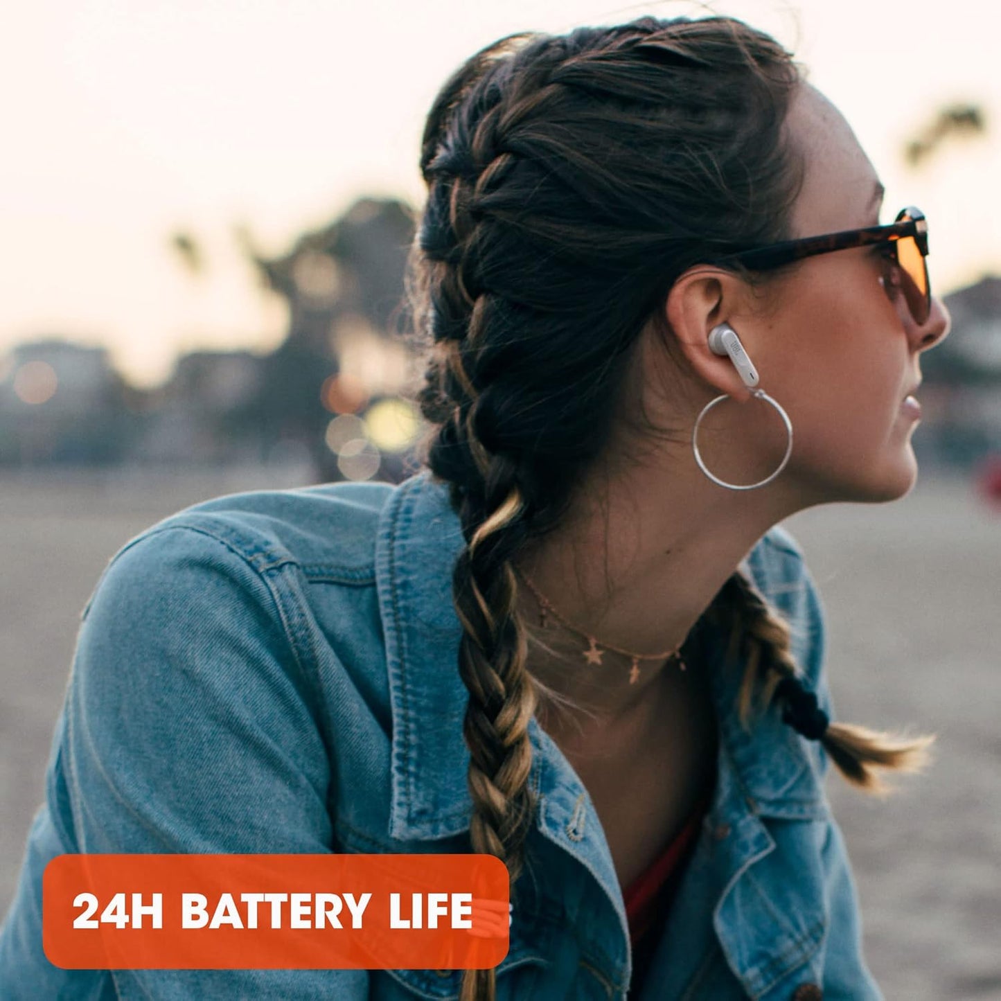 JBL Wave 300 TWS Bluetooth In-Ear Kopfhörer Schwarz – True Wireless mit Pure Bass Sound