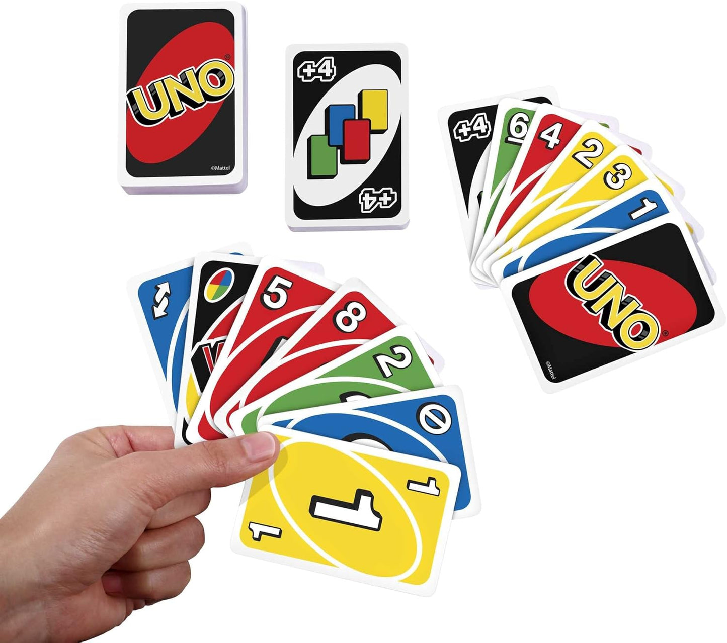 UNO Mattel Games W2087 Karten Gesellschaft Spiel Klassiker 2 - 10 Spieler