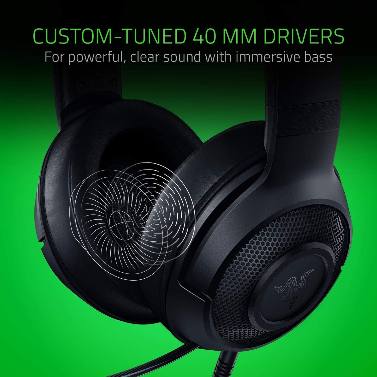 Razer Kraken X - Gaming Headset - Schwarz