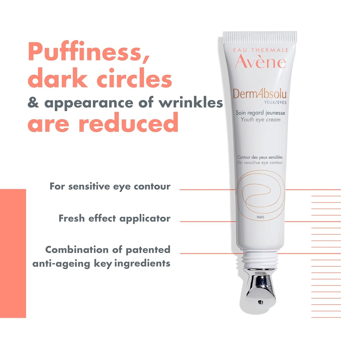 Avène DermAbsolu Verjüngende Augenpflege – 15 ml | Youth Eye Contour