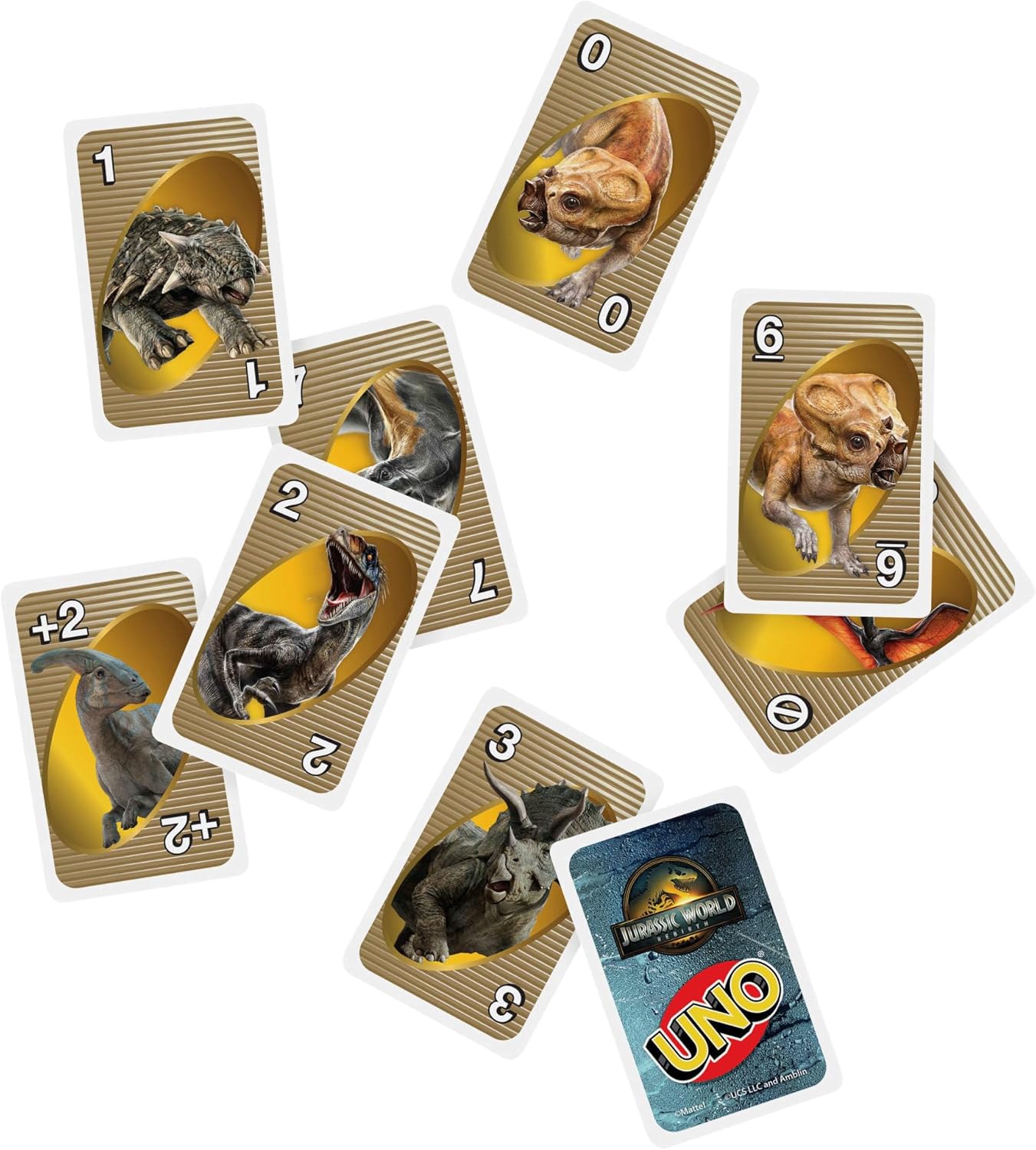 Mattel Uno Jurassic World JFT28 Kartenspiel