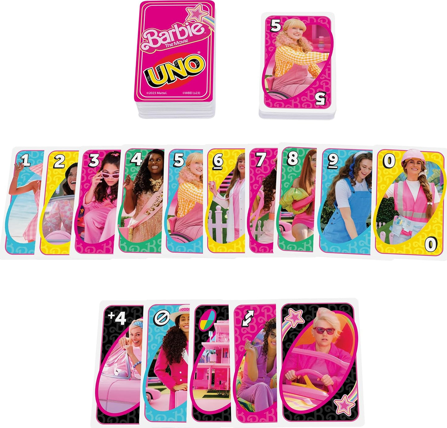 UNO Kartenspiel - Barbie The Movie HPY59