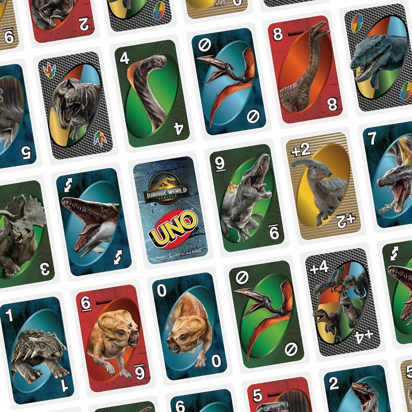 Mattel Uno Jurassic World JFT28 Kartenspiel