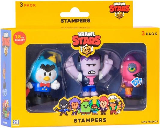 Brawl Stampers 3er Pack – Figuren & Stempel in einem