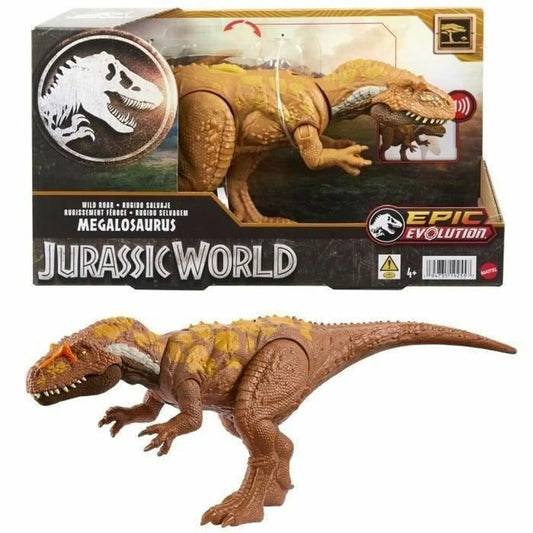 Mattel Jurassic World Epic Evolution Actionfigur Wild Roar Megalosaurus - HTK73