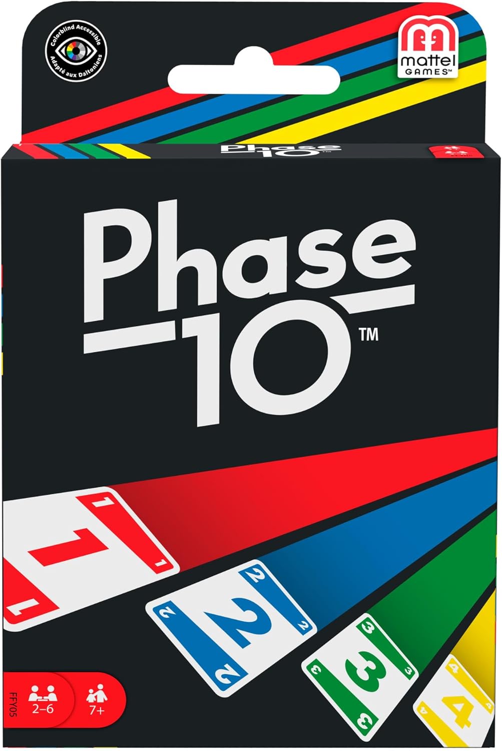 Vorderansicht Mattel Games Phase 10