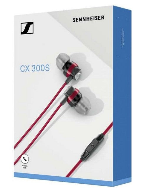 Sennheiser CX 300S In-Ear-Kopfhörer mit Universal Smart Remote Rot
