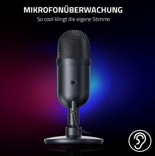 Razer Seiren V2 X USB Mikrofon Schwarz für Streaming