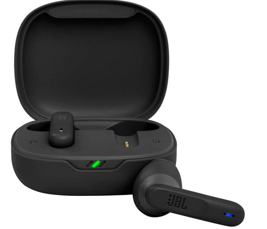 JBL Wave 300 TWS Bluetooth In-Ear Kopfhörer Schwarz – True Wireless mit Pure Bass Sound