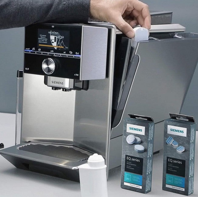 Siemens TZ80002B 00312002 Entkalkungstabletten für Kaffeevollautomaten, Original Siemens EQ Serie, 3 Stück