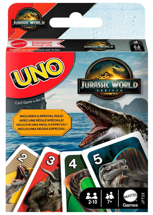 Mattel Uno Jurassic World JFT28 Kartenspiel