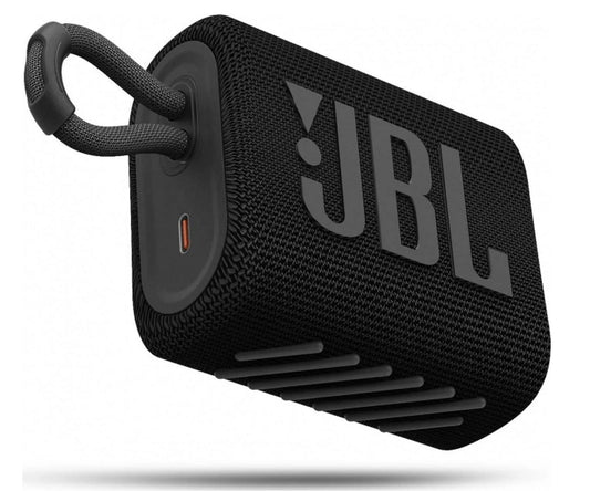 JBL GO 3 - Tragbare Lautsprecher - Mobile Box - Wasserdicht - Schwarz