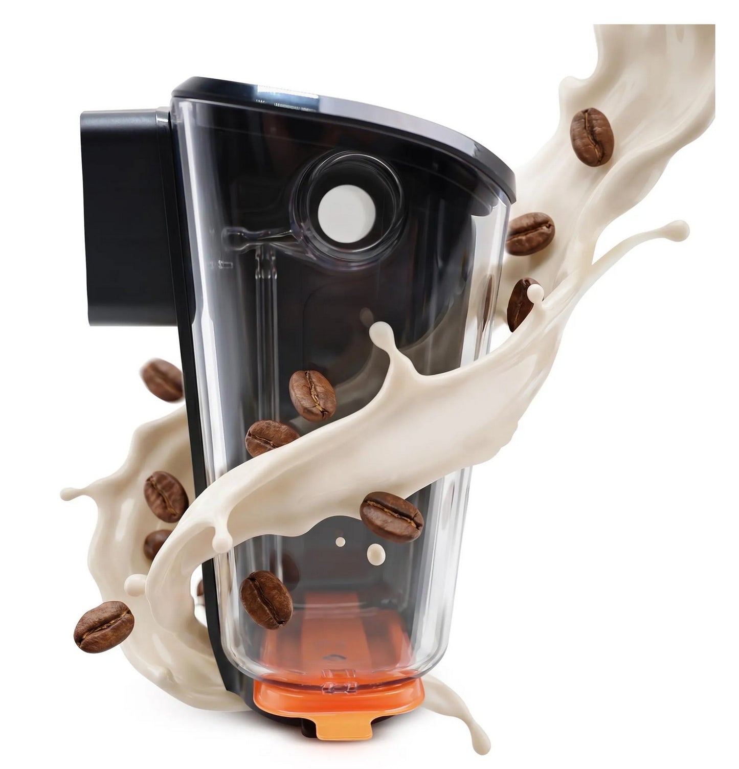 PHILIPS LatteGo Milchbehälter / Milchsystem CA6708/20 Schwarz/Transparent