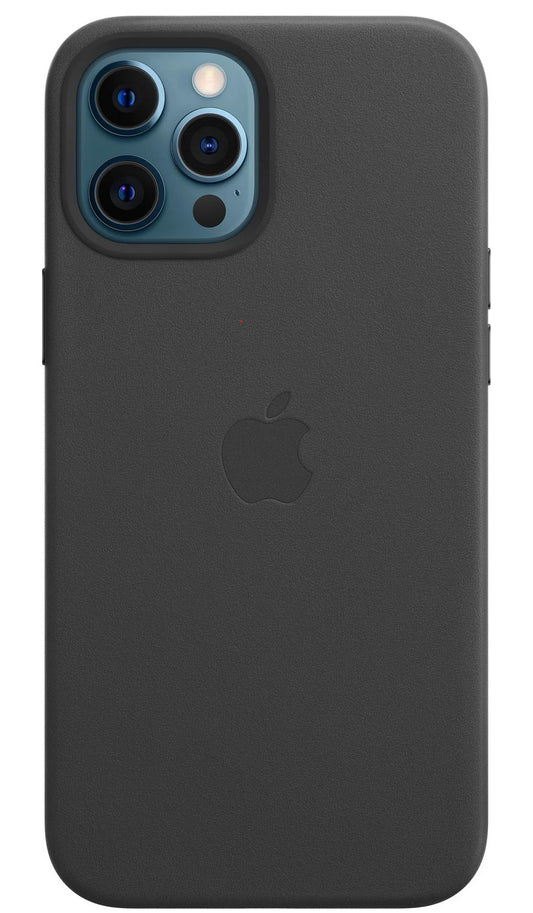 Apple iPhone 12 Pro Max Leather Case with MagSafe - Black