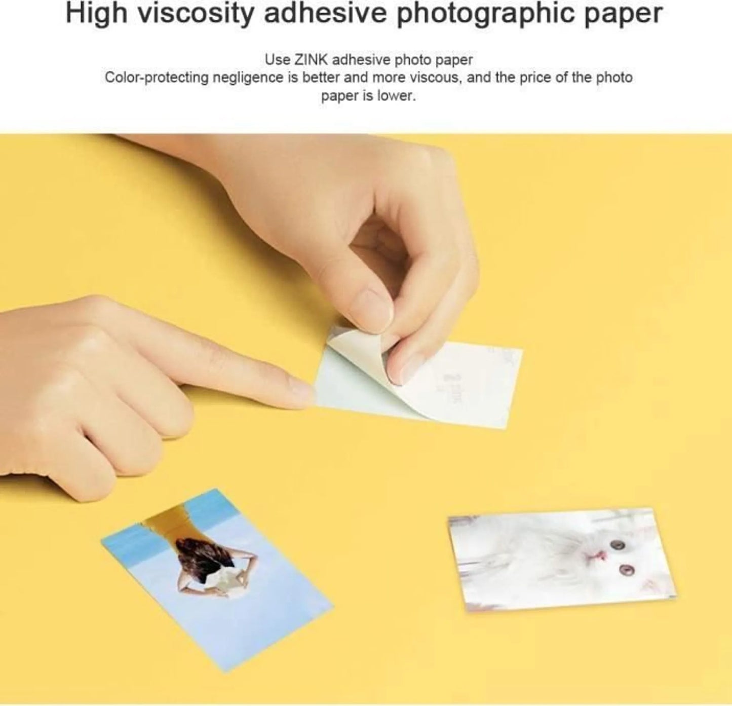 Xiaomi Mi Portable Photo Printer Paper 20 Blatt TEJ4019GL weiß 287 g/m², 50 x 76 mm