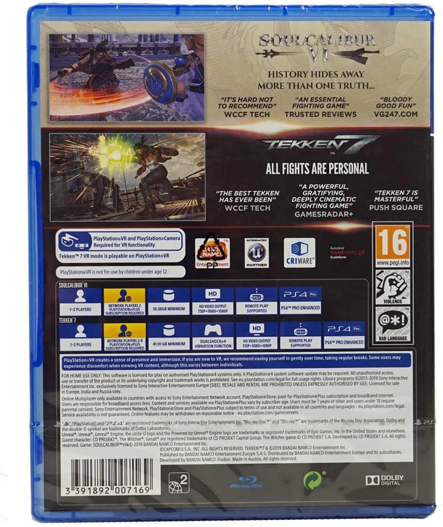 Rückansicht Soulcalibur VI Tekken 7